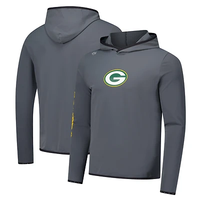 T-shirt à capuche manches longues pour homme Greyson Clothiers Charcoal Green Bay Packers Colorado