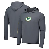 T-shirt à capuche manches longues pour homme Greyson Clothiers Charcoal Green Bay Packers Colorado