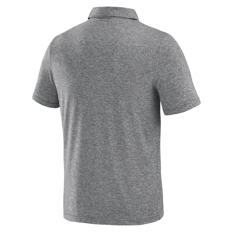 Polo J. Palmer noir à quatre points pour homme des Packers de Green Bay