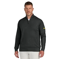 Pull zippé à quart de tour pour homme J. Palmer Black Green Bay Packers Franchise