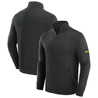 Pull zippé à quart de tour pour homme J. Palmer Black Green Bay Packers Franchise