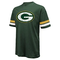Men's Majestic Threads Jordan Love Green Bay Packers Name & Number Oversize Fit T-Shirt