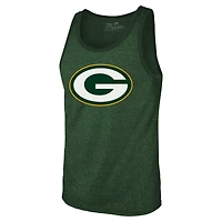 Débardeur tri-mélangé Majestic Threads Jordan Love Green Bay Packers pour hommes avec nom et numéro de joueur
