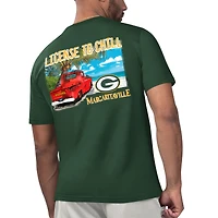 T-shirt Licence to Chill des Packers de Green Bay Margaritaville pour hommes