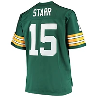 Maillot réplique de joueur retraité Mitchell & Ness Bart Starr Green Bay Packers Big Tall 1968 pour hommes