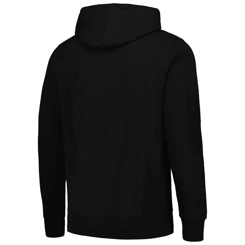Chandail à capuchon pour homme Mitchell & Ness Black Bay Packers Gridiron Classics Big Face 7.0