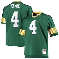 Maillot réplique de joueur retraité Mitchell & Ness Brett Favre Green Bay Packers Big Tall 1996 pour hommes