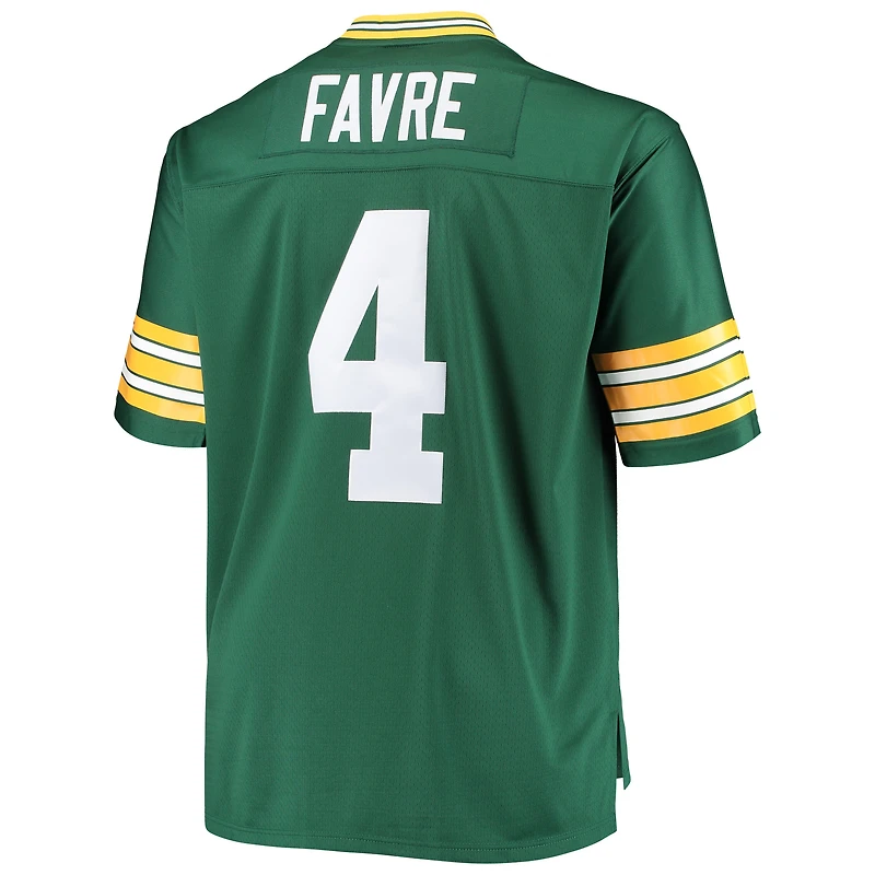 Maillot réplique de joueur retraité Mitchell & Ness Brett Favre Green Bay Packers Big Tall 1996 pour hommes