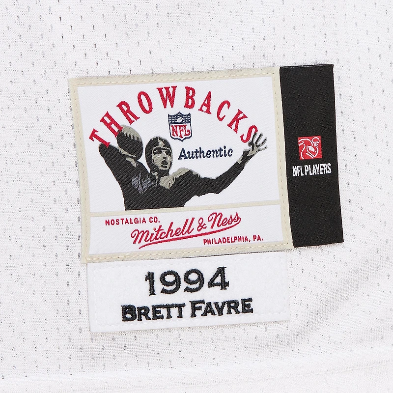 Maillot de joueur retraité authentique Mitchell & Ness Brett Favre des Green Bay Packers 1994 pour homme