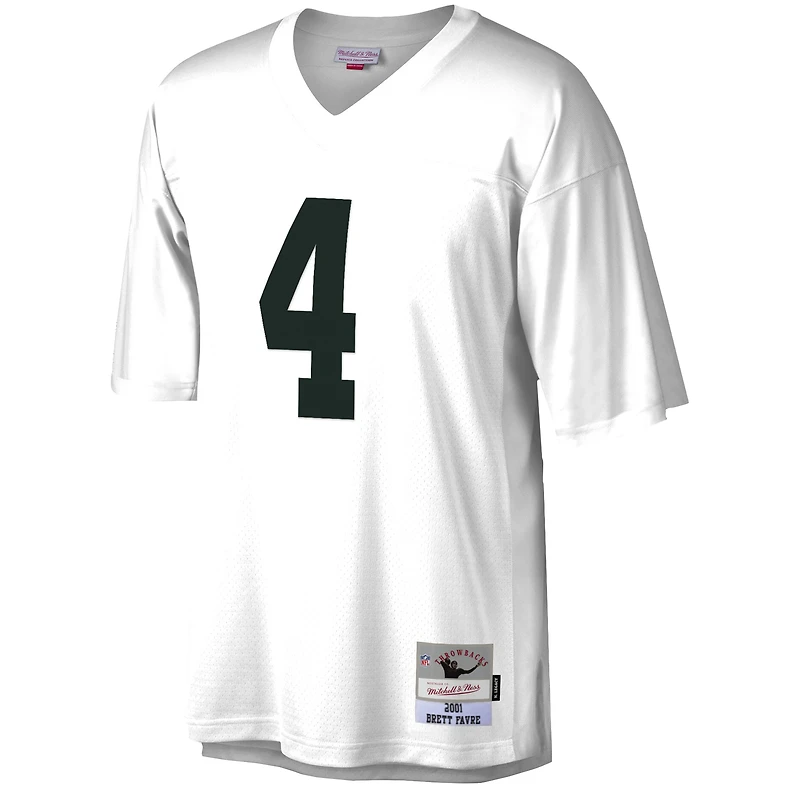 Mitchell & Ness Brett Favre blanc Green Bay Packers Legacy Replica maillot pour hommes