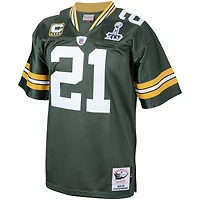 Maillot de joueur retraité authentique Mitchell & Ness Charles Woodson Green Bay Packers 2004 pour hommes