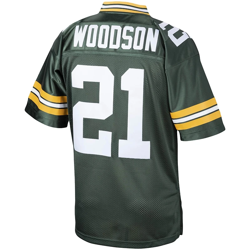 Men's Mitchell & Ness Charles Woodson Green Bay Packers 2010 Authentic Throwback Retired Player Jersey