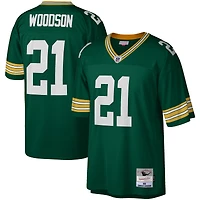 Maillot réplique Mitchell & Ness Charles Woodson vert Green Bay Packers pour hommes