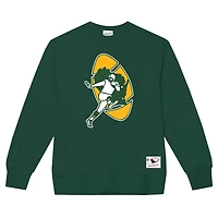 Sweat-shirt en polaire basique pour homme Mitchell & Ness Green Bay Packers vert foncé