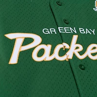 Men's Mitchell & Ness  Green Bay Packers Head Coach Mesh Full-Button Fashion Jersey