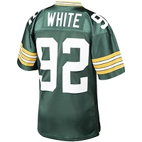 Maillot de joueur retraité authentique Mitchell & Ness Reggie blanc vert Green Bay Packers 1993 pour hommes