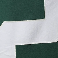 Haut à manches longues pour homme Mitchell & Ness Reggie Blanc Vert Green Bay Packers Throwback Nom et numéro du joueur la retraite