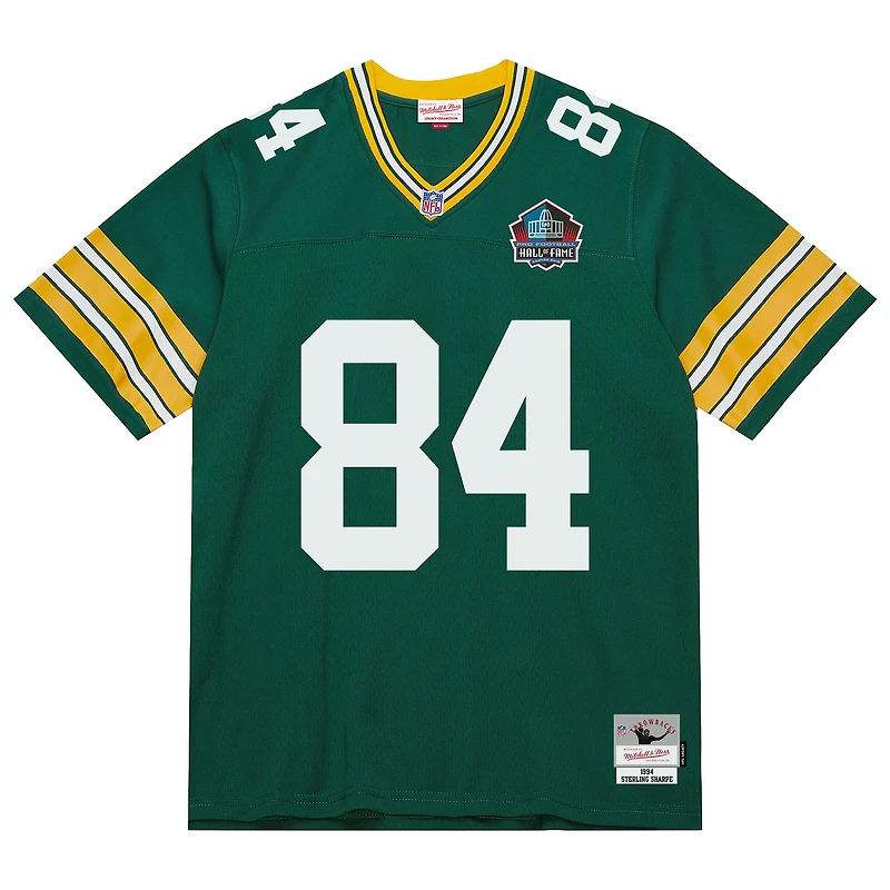 Men's Mitchell & Ness Sterling Sharpe Green Bay Packers 1994 Legacy Replica Jersey