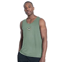 Débardeur à col rond vert Green Bay Packers MSX par Michael Strahan pour homme