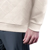 Men's MSX by Michael Strahan White Green Bay Packers Cross Training Half-Zip Pullover