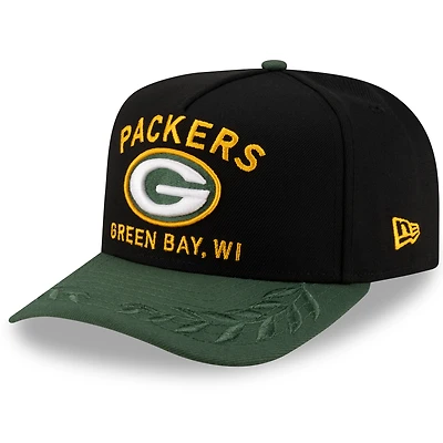 Men's New Era /Green Green Bay Packers 2025 NFL Draft 9FIFTY A-Frame Snapback Hat