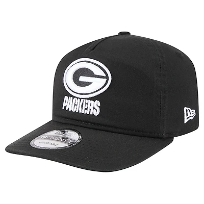 Casquette ajustable New Era 19TWENTY noire/blanche des Green Bay Packers pour homme