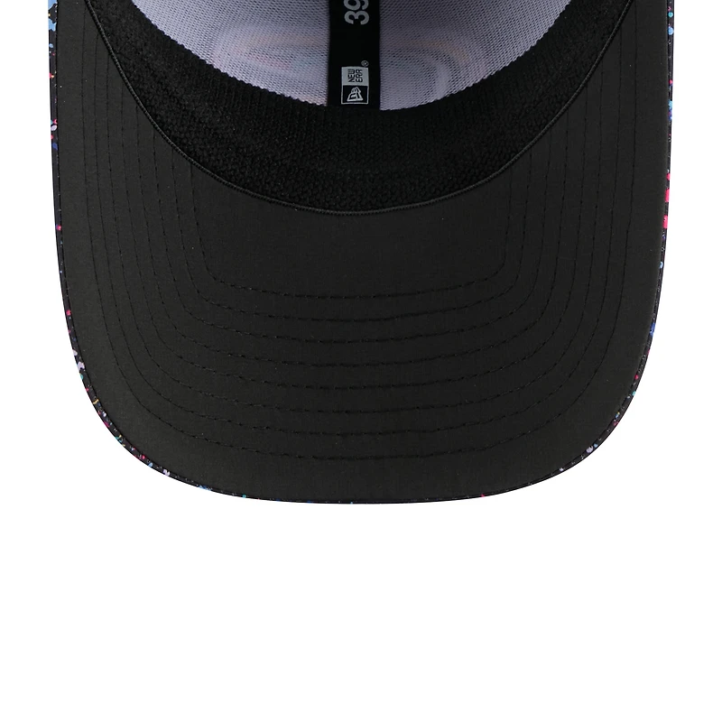 Casquette New Era 39THIRTY Flex noire pour homme, édition 2025 NFL Crucial Catch des Green Bay Packers