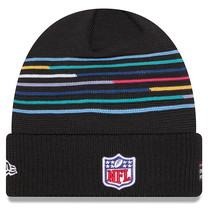 Bonnet à revers NFL Crucial Catch 2025 des Packers de Green Bay de New Era pour homme, noir