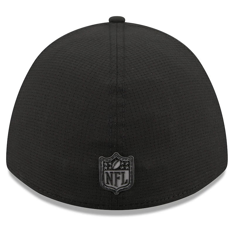 Men's New Era Black Green Bay Packers 2026 NFL Training Camp 39THIRTY Flex Hat