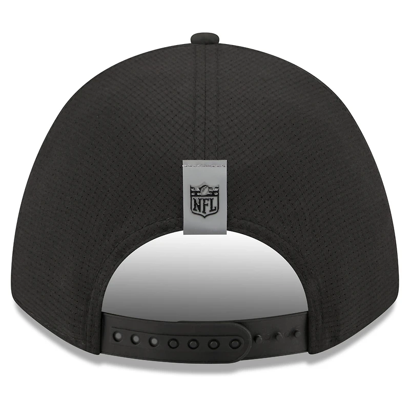 Men's New Era Black Green Bay Packers 2026 NFL Training Camp 9FORTY Adjustable Hat