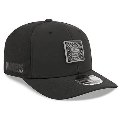 Casquette ajustable New Era noire Green Bay Packers 2026 NFL Training Camp 9SEVENTY pour homme