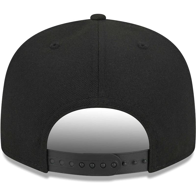 Men's New Era Black Green Bay Packers Independent 9FIFTY Snapback Hat