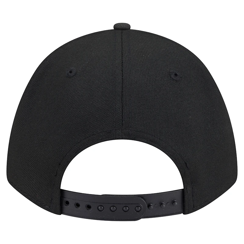 Casquette ajustable 9FORTY M-Crown A-Frame noire New Era pour homme, collection Team Packers