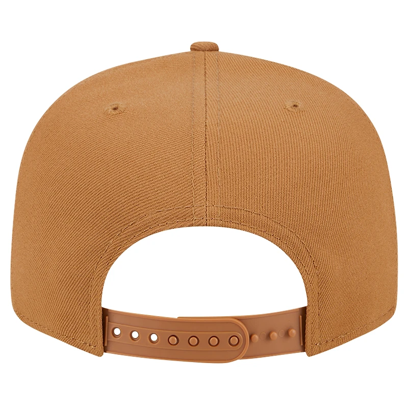 Casquette Snapback 9FIFTY New Era pour hommes, marron et Green Bay Packers