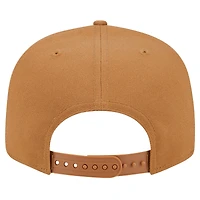 Casquette Snapback 9FIFTY New Era pour hommes, marron et Green Bay Packers
