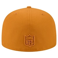 Casquette ajustée A-Frame 59FIFTY pour homme New Era marron avec logo des Packers de Green Bay
