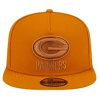 Casquette snapback A-Frame 9FIFTY marron New Era pour homme, coloris Green Bay Packers