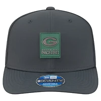 Casquette ajustable New Era Green Bay Packers 2025 Sideline pour homme, couleur anthracite, modèle 9SEVENTY.