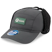 Men's New Era Charcoal Green Bay Packers 2025 Sideline Cold Weather Runner Dog Ear Adjustable Hat