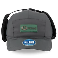 Men's New Era Charcoal Green Bay Packers 2025 Sideline Cold Weather Runner Dog Ear Adjustable Hat