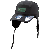 Men's New Era Charcoal Green Bay Packers 2025 Sideline Cold Weather Runner Dog Ear Adjustable Hat