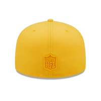 NWE PAC CREAM GOLD NFL TON 2 TONS 59FIFTY HATMENHIC