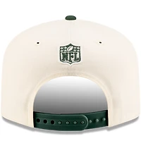 Men's New Era Cream/Green Green Bay Packers 2025 NFL Draft 9FIFTY A-Frame Snapback Hat