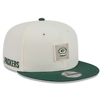 Men's New Era  Cream/Green Green Bay Packers 2026 NFL Training Camp 9FIFTY Snapback Hat
