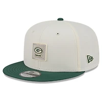 Casquette snapback New Era crème/verte Green Bay Packers 2026 NFL Training Camp 9FIFTY pour homme