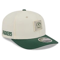 Men's New Era  Cream/Green Green Bay Packers 2026 NFL Training Camp 9SEVENTY Adjustable Hat