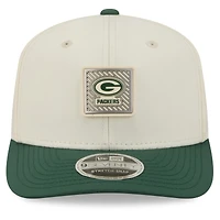 Men's New Era  Cream/Green Green Bay Packers 2026 NFL Training Camp 9SEVENTY Adjustable Hat