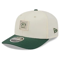 Men's New Era  Cream/Green Green Bay Packers 2026 NFL Training Camp 9SEVENTY Adjustable Hat