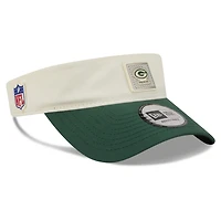 Men's New Era  Cream/Green Green Bay Packers 2026 NFL Training Camp Adjustable Visor
