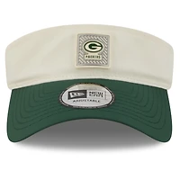 Men's New Era  Cream/Green Green Bay Packers 2026 NFL Training Camp Adjustable Visor
